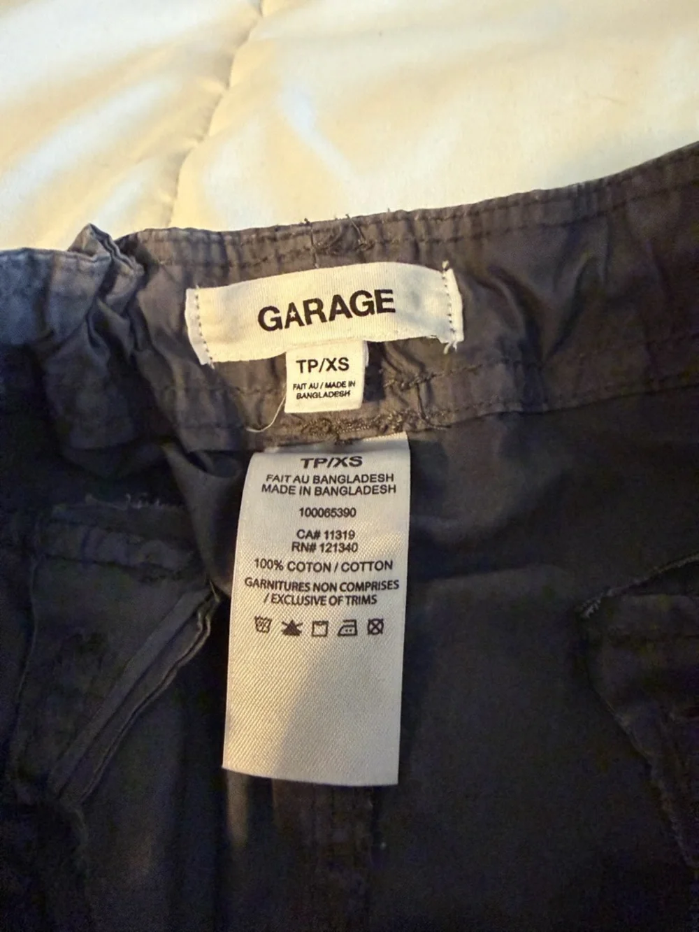 Garage paxton grey parachute cargo pants - Picture 6 of 11